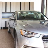 Utah-Promontory-Wasatch-garage-Audi-Sport-car-cabinets-window-epoxy-floor