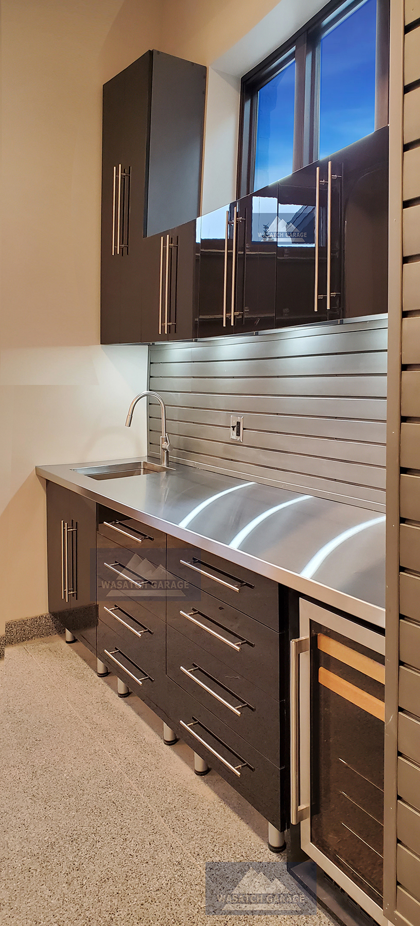 Wasatch-Garage-Utah-Garage-brown-sink-garage-Luxury