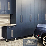 Wasatch-Garage-cabinets-grey-countertop-organizer-bootdryer-Promontory-Luxury-storewall