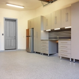 Utah-garage-cabinets-Stainless-Steel-countertop-gray-Coat-Flooring-Epoxy-Midcoatl-Park-City