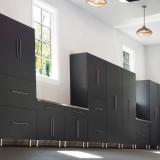 Utah-Promontory-Wasatch-garage-gray-dark-wood-Cabinets-drawers-Stainless-Steel-epoxy-countertop-woodshop
